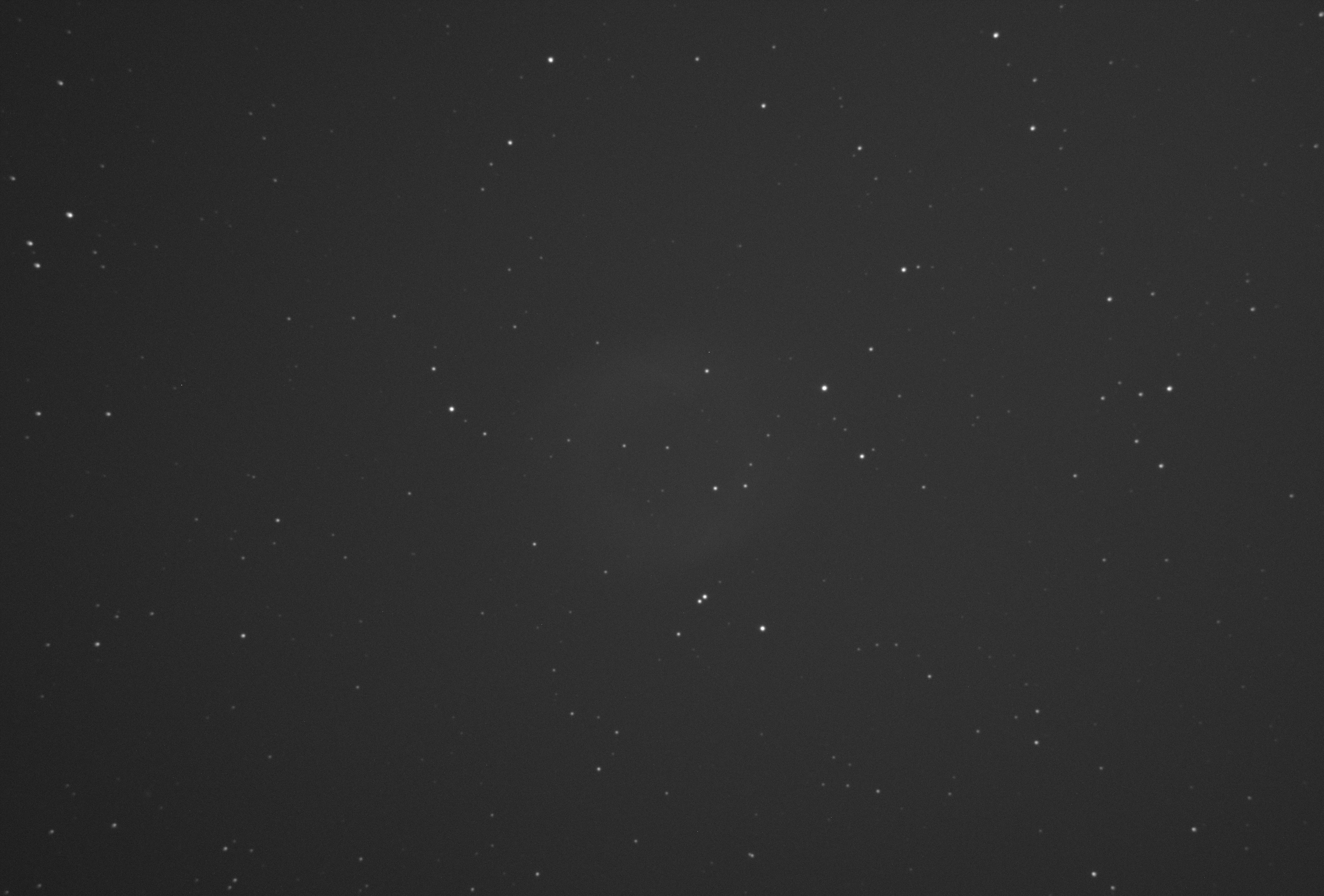 Helix Nebula — single raw frame